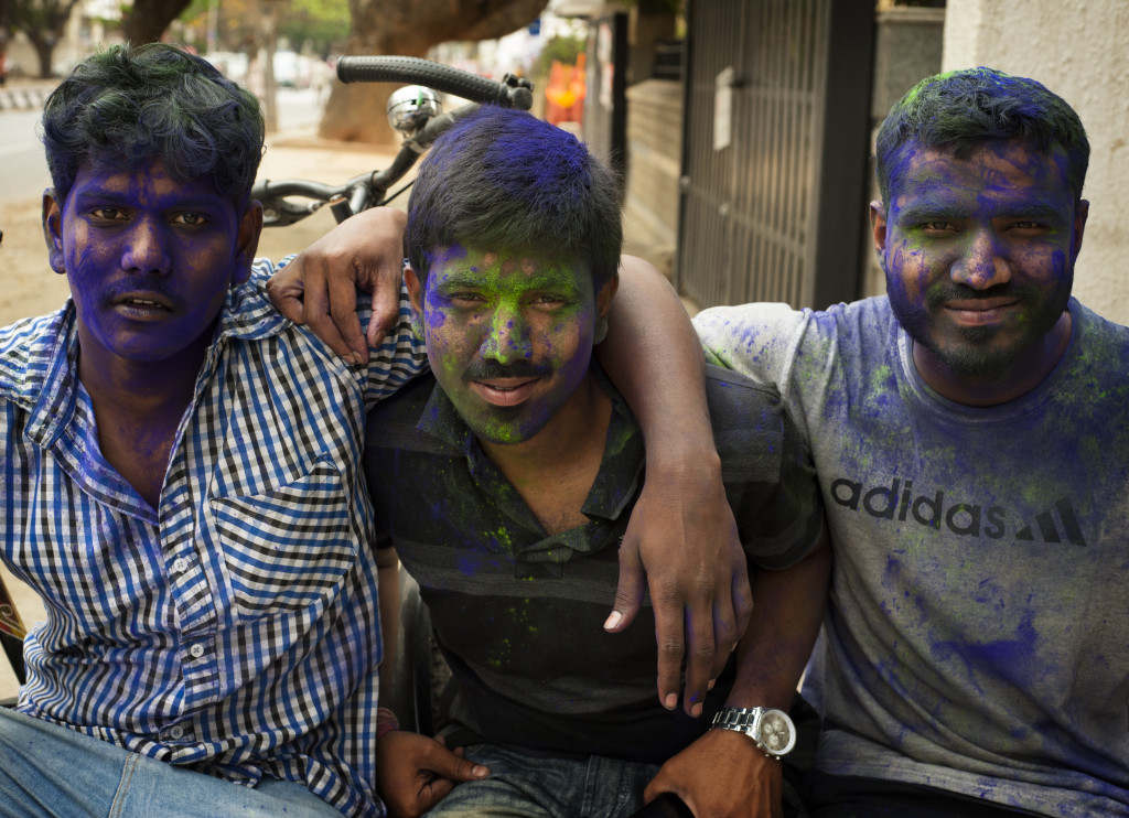 Holi in the Streets of Bangalore